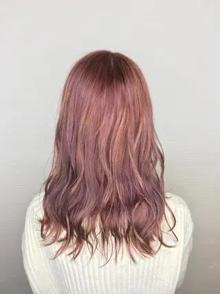 ロング カラー ヘアアレンジ 🧶ブリーチカラー TERU🧶のヘアスタイル