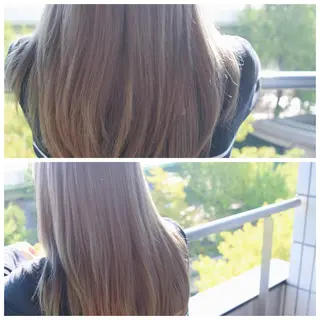 セミロング カラー BOB🌟ハイトーン /ブリーチ/TAKUのヘアスタイル