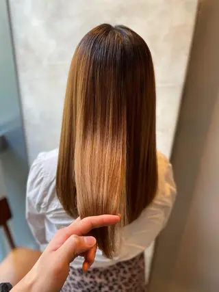 カラー パーマ keshiki大名所属・Keshiki大名 安部 真輝のヘアスタイル