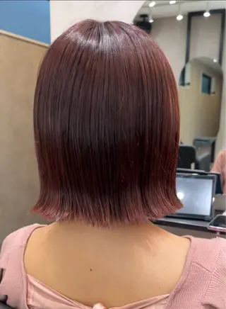 ミディアム 森本峻介 ボブ/透明感カラーのヘアスタイル