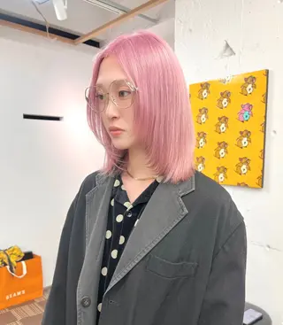 ミディアム 24時間受付🌈ブリ ーチ特化RYUTOのヘアスタイル