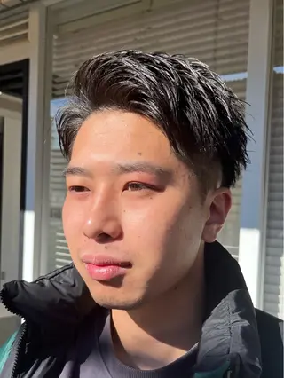 ショート メンズ 【店長】メンズ職人 短髪　ハイトーン🔥のヘアスタイル