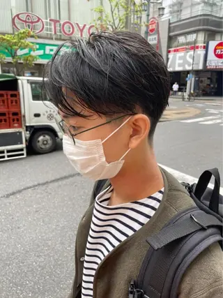 ショート パーマ メンズ 韓国ヘア🦋 MIYUのヘアスタイル