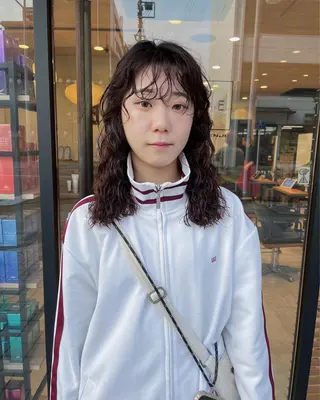 セミロング パーマ パーマ指名No1 /namiのヘアスタイル