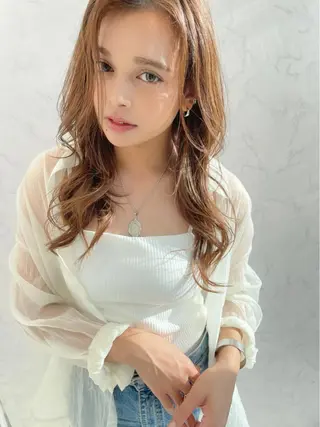 ロング チダアキフミ Ash大森のヘアスタイル