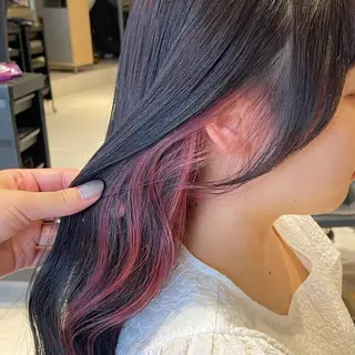 ミディアム カラー ヘアアレンジ 艶髪/レイヤーカット 🐣misakiのヘアスタイル