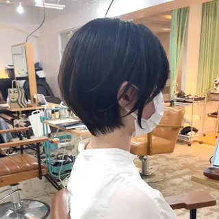 ショート ショートヘア、ボブ こやさん　コヤマのヘアスタイル
