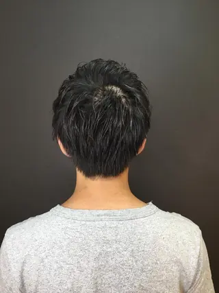 ショート メンズ 齋藤 らいのヘアスタイル