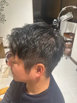 ショート メンズ レイヤーカット/艶髪 /パーマaikoのヘアスタイル