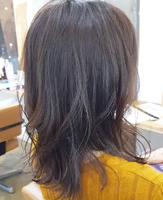 ミディアム カラー 🔳髪質改善🔳 岡本陽のヘアスタイル
