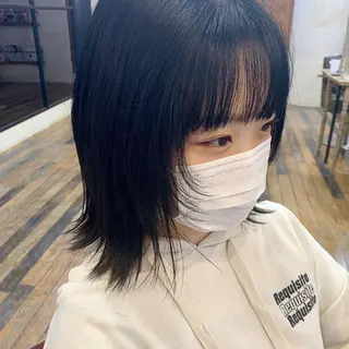 ミディアム Sana / 韓国ヘア / カラーのヘアスタイル