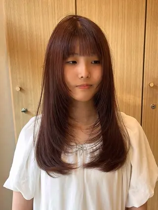 ロング Ring  by Moremuu所属・issy/ハイライト ハイトーン／レイヤーのヘアスタイル