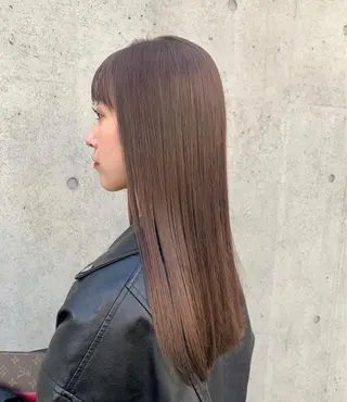 ロング カラー まろやか透明感カラー ♡MANAのヘアスタイル