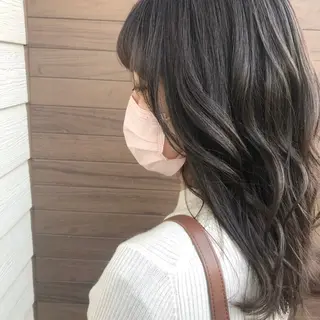 ロング カラー ヘアアレンジ PACE所属・ayumi ／透明感カラーのヘアスタイル
