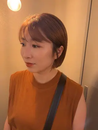 ショート カラー 梅木 秀美のヘアスタイル