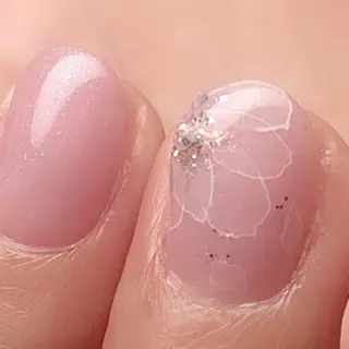 ネイル ラヴィアン ローズのネイルデザイン