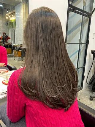 ロング yamashita moekaのヘアスタイル