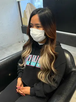 ロング 原宿/プルエ ク/上品カラー/そらのヘアスタイル