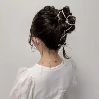 ミディアム ヘアアレンジ PRIVATE SALON EYES所属・EYES リアのマツエク・マツパデザイン