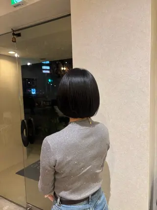 ミディアム Rudder 牛嶋のヘアスタイル