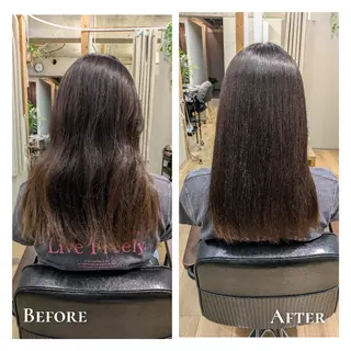 カラー Cafu hair Tachi所属・有馬 葵のヘアスタイル