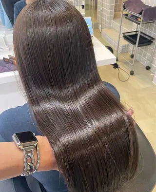 ロング 透明感カラー/ レイヤーカット/優大のヘアスタイル