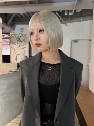 🐻ボブ特化 hiina🤍のヘアスタイル