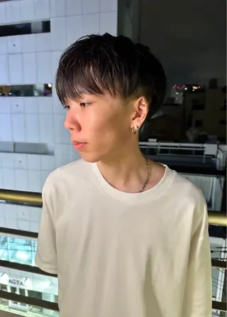 メンズ 艶髪カラー/レイヤ ー支持No.1renのヘアスタイル