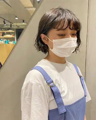 ショート パーマ hemm,hemm.所属・ショート・ボブ MIKUのヘアスタイル