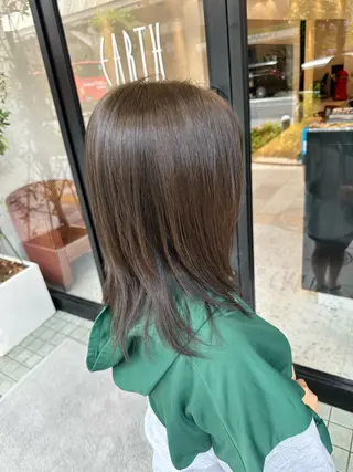 ミディアム EARTH岐阜所属・EARTH岐阜 林のヘアスタイル