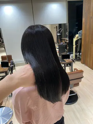 セミロング カラー 佐藤 悠衣/透明感 カラー/似合わせ前髪のヘアスタイル