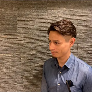 ミディアム パーマ メンズ HIRO GINZA BARBER SHOP  大宮店所属・店長💈山田竜太 BARBERのヘアスタイル