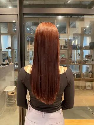 ロング カラー 愛莉/ラベンダー/ ベージュ/ブラウンのヘアスタイル