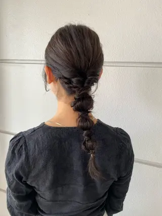 ロング ヘアアレンジ 髪質改善特化🥣🫧 天神美容室のヘアスタイル