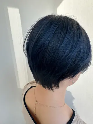 ショート カラー 巻けるケア縮毛矯正✨ ケアカラー✨山下のヘアスタイル