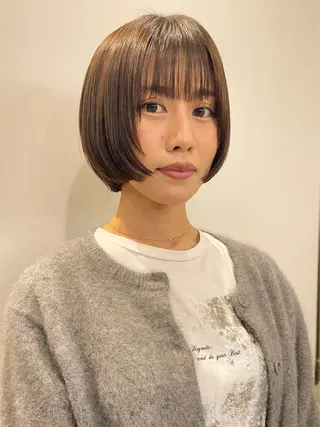ショート ボブ/似合わせカット /武田悠里のヘアスタイル