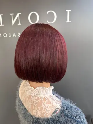 ショート カラー 🎀艶カラー🎀 大林未侑のヘアスタイル