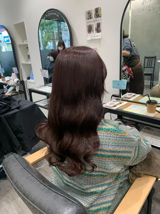 ロング カラー La fith hair wille 福山店【ラフィス ヘアー ヴィレ】所属・片平 帆香のヘアスタイル