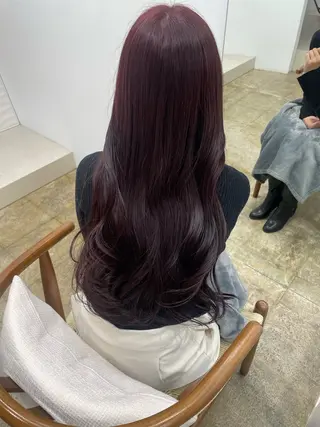 ロング カラー 𝘚𝘶𝘻𝘶 𓂃𓈒𓏸のヘアスタイル