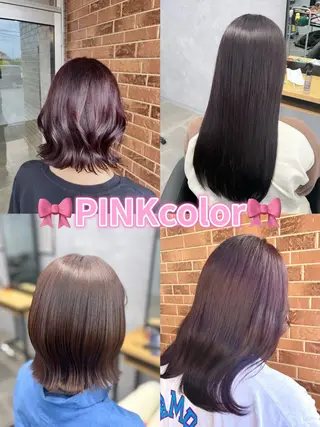 カラー 熊谷 有紗のヘアスタイル