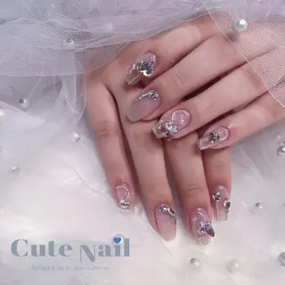 ネイル GO TODAY SHAiRE SALON原宿 Liber所属・️🫧もこ 艶感ネイル🫧のネイルデザイン