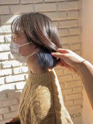 ショート カラー メンズパーマ 本多のヘアスタイル