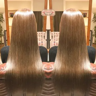 ロング カラー シールエクステ⭐️ オオミタクヤのヘアスタイル