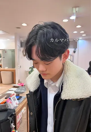 パーマ メンズ 💠つたふうか/ 韓国/メンズヘア💠のヘアスタイル