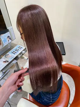 ロング _WHITE難波店[アンダーバーホワイト]所属・艶カラー/髪質改善 /韓国風/中村嘉秀のヘアスタイル