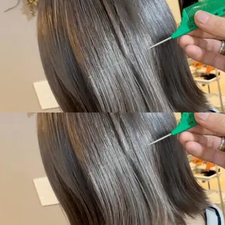 ミディアム カラー ギャルの革命児 秀斗のヘアスタイル