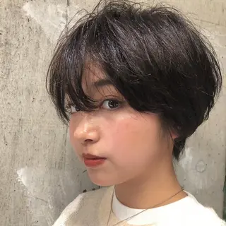 ショート パーマ ショート/韓国ヘア Moto✂︎のヘアスタイル