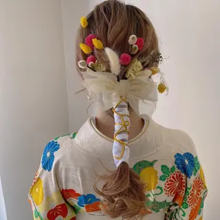 ヘアアレンジ 顔まわり‎🤍小顔 カット🤍みさきのヘアスタイル