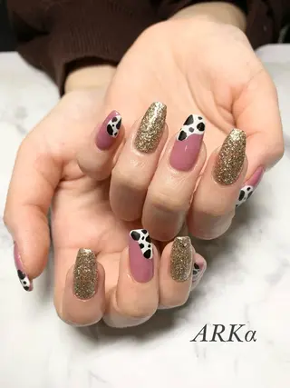 セミロング ネイル Nailsalon ARKαのネイルデザイン