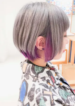 ショート カラー Days 透明感カラーのヘアスタイル